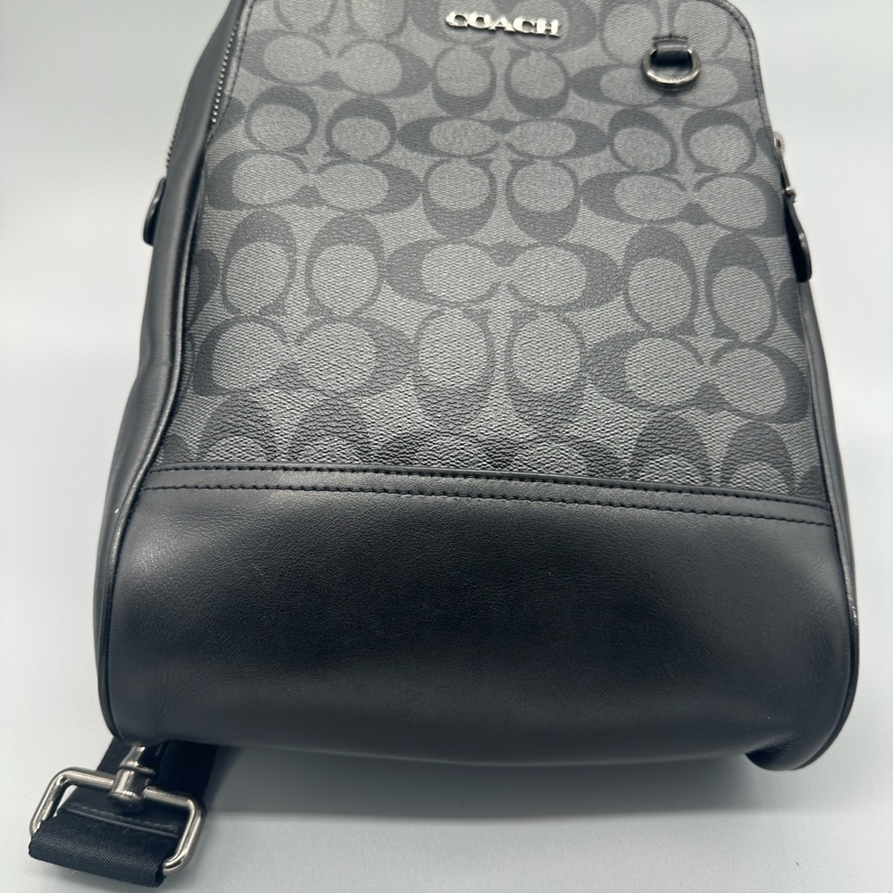 Coach Black and Gray Backpack
